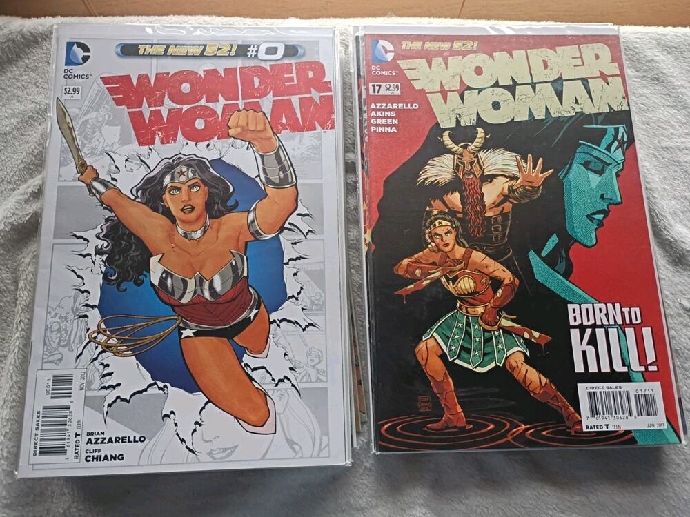 DC New 52 Wonder Woman #0-26 + 23.1-23.2 Azzarello Chiang Lot Of 28 VF To NM - Picture 1 of 16